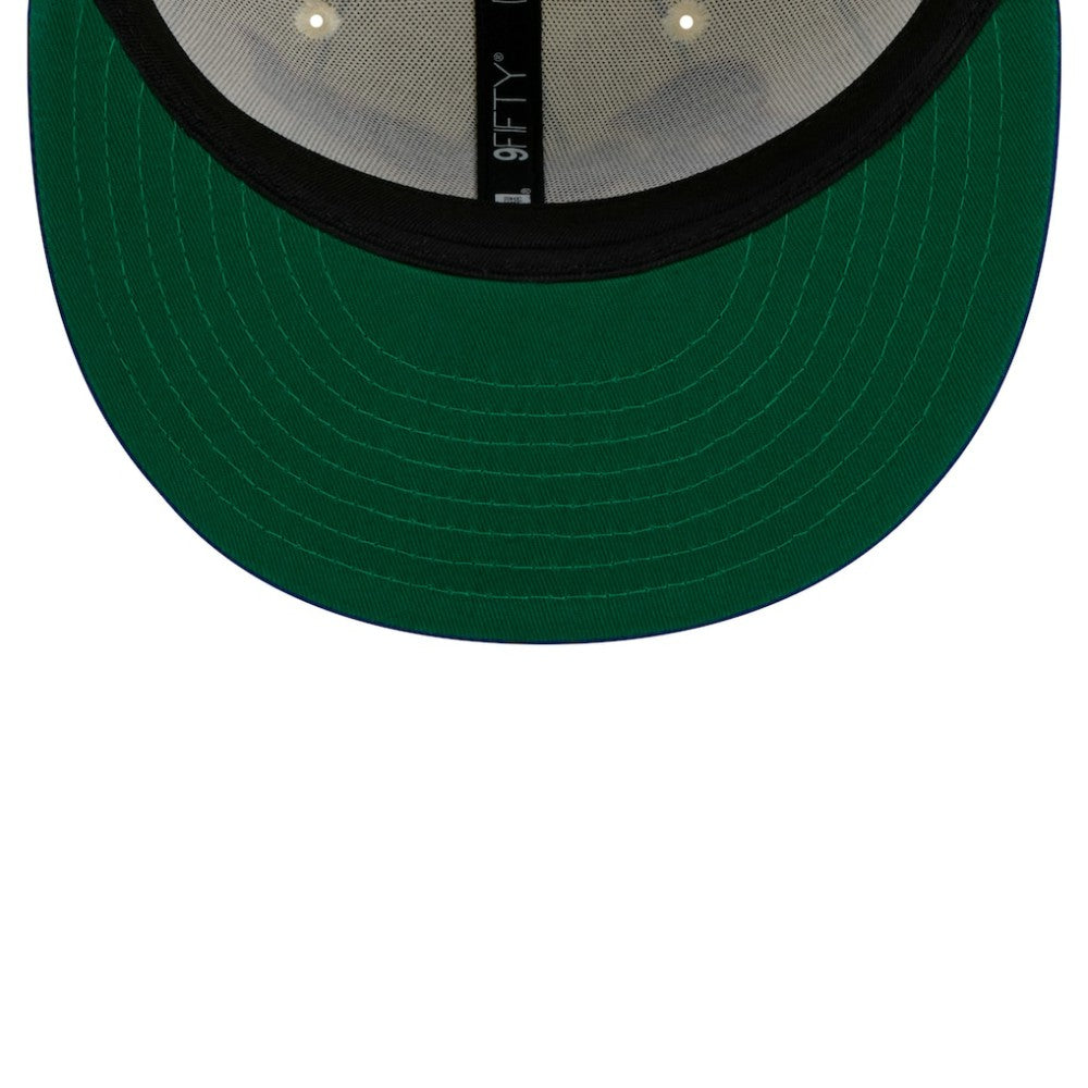 Atlanta Braves Jersey Pinstripe 9FIFTY Snapback Hat - White | New Era