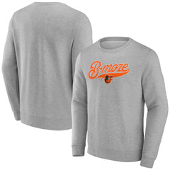 Baltimore Orioles B-More Pullover Sweatshirt - Gray