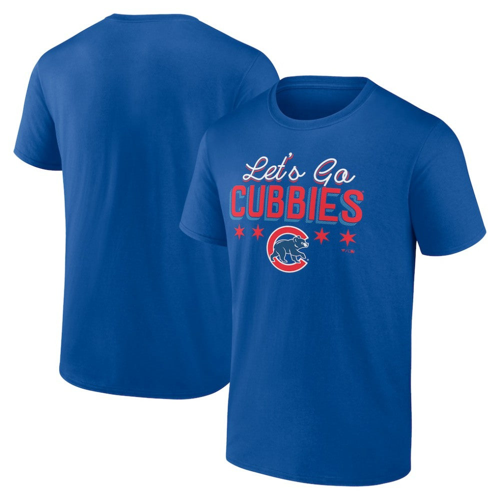 Chicago Cubs Let's Go Cubbies T-Shirt - Royal