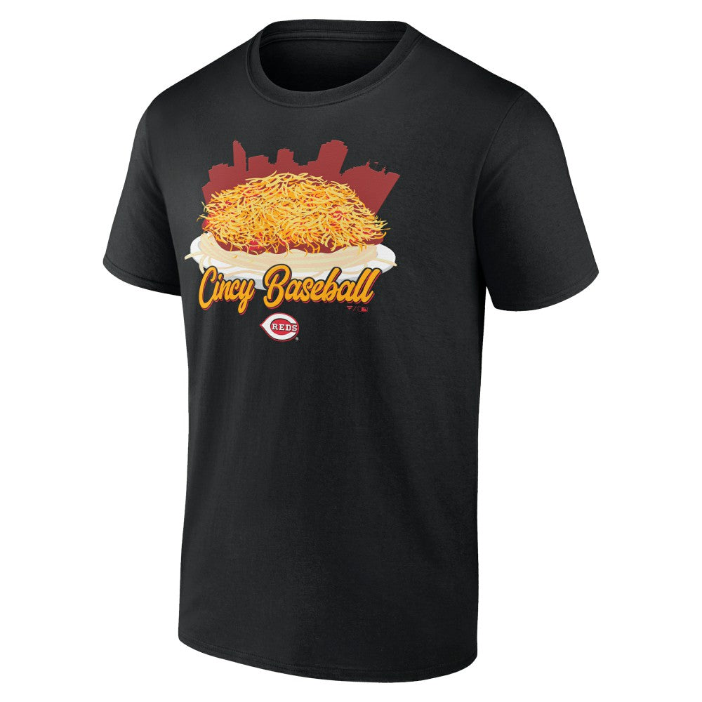 Cincinnati Reds Chili T-Shirt - Black