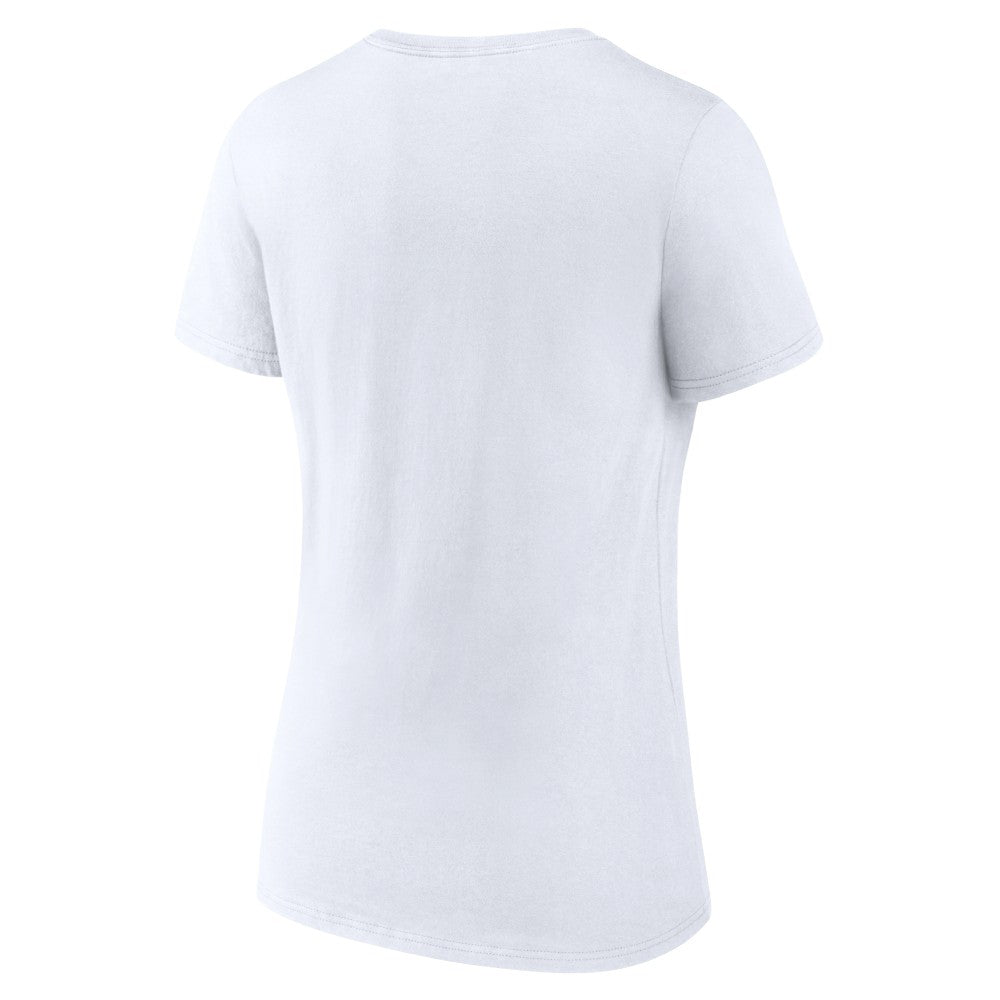 Cincinnati Reds Women's Chili V-Neck T-Shirt - White