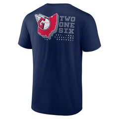 Cleveland Guardians Two One Six T-Shirt - Navy