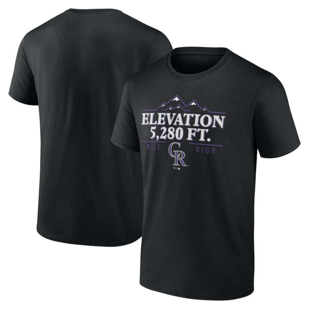 Colorado Rockies Elevation T-Shirt - Black