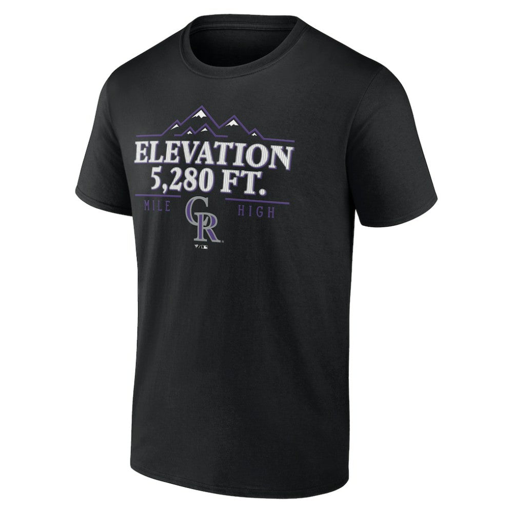 Colorado Rockies Elevation T-Shirt - Black