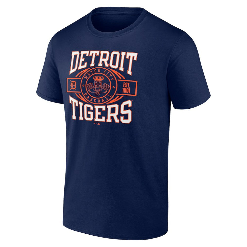 Detroit Tigers Motor City Baseball T-Shirt - Navy