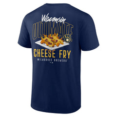 Milwaukee Brewers Cheese Fry T-Shirt - Navy