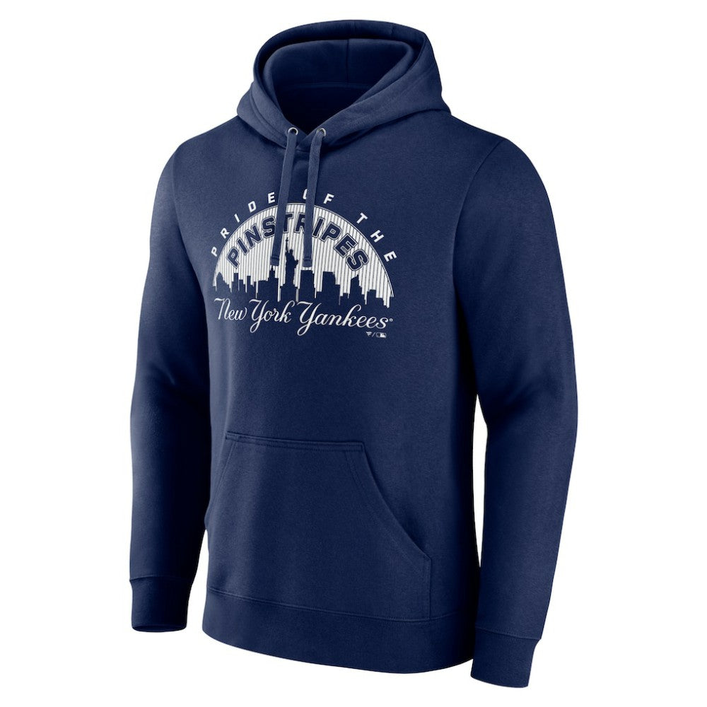 New York Yankees Pride of the Pinestripes Pullover Hoodie - Navy