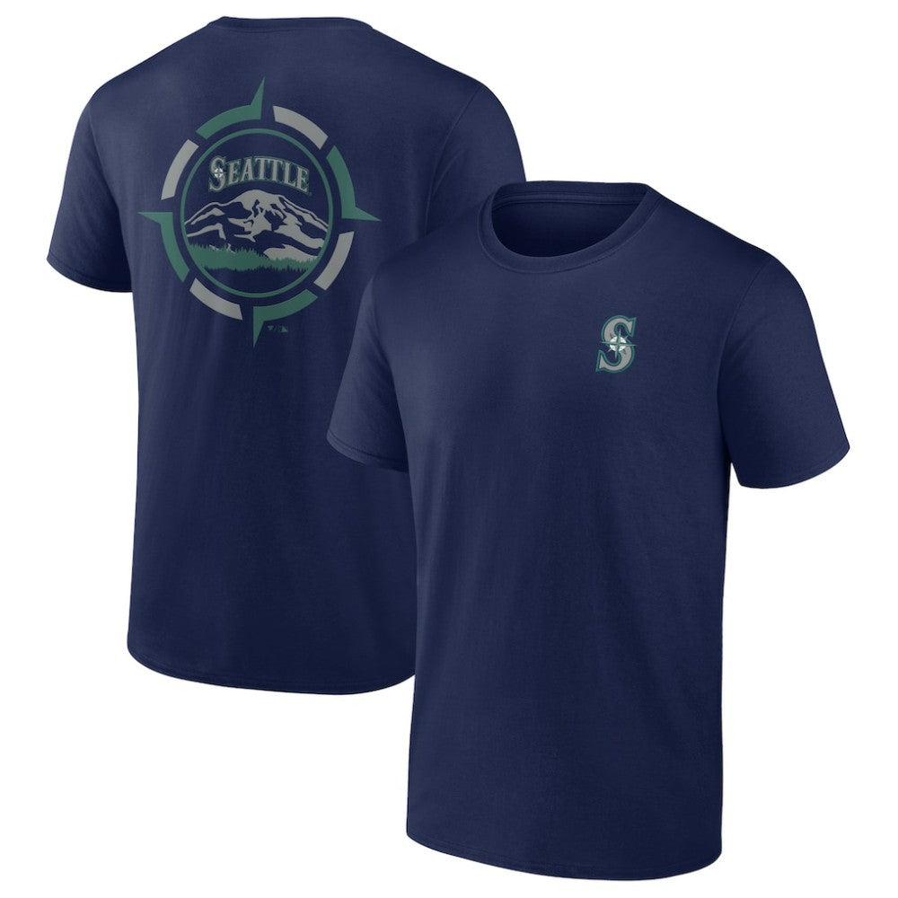 Seattle Mariners Compass T-Shirt - Navy