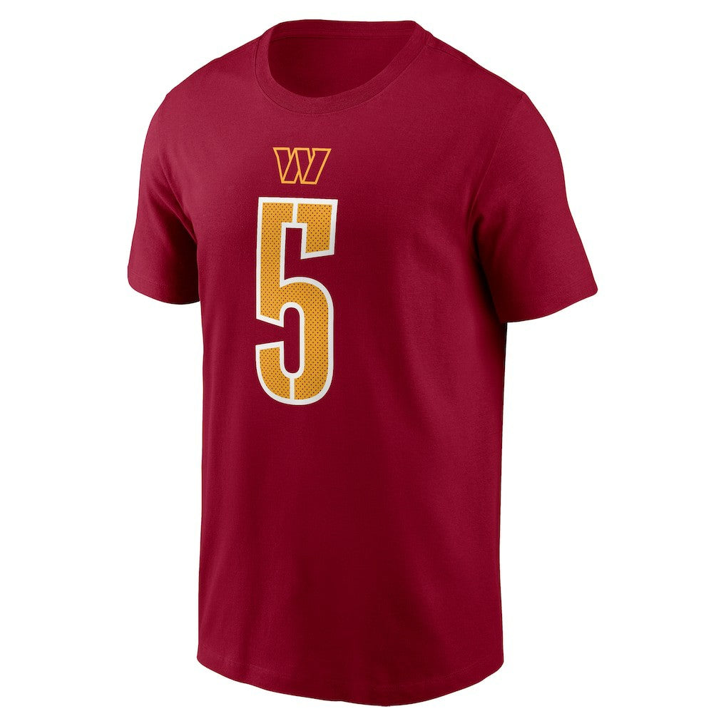 NFL Washington Commanders Jayden Daniels  Youth Fuse Name & Number T-Shirt