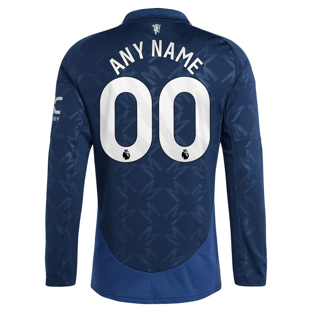 Manchester United 2024/25 Away Replica Long Sleeve Custom Jersey / Soccer Hot sale
