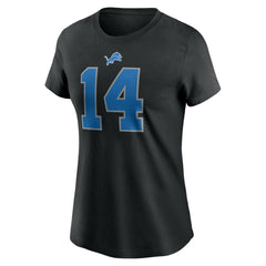 NFL Detroit Lions Amon-Ra St. Brown  Women's Player Name & Number T-Shirt