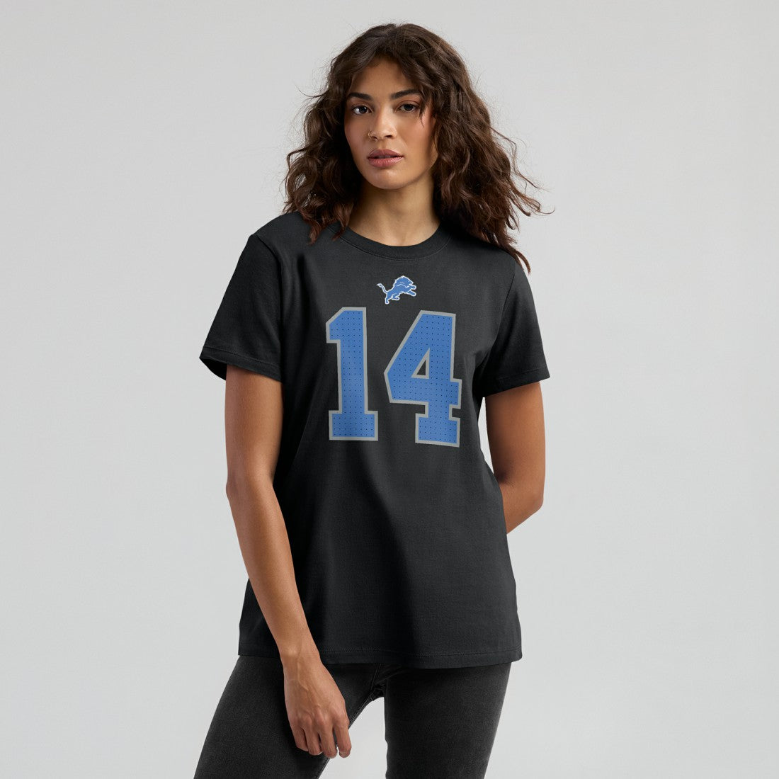 NFL Detroit Lions Amon-Ra St. Brown  Women's Player Name & Number T-Shirt
