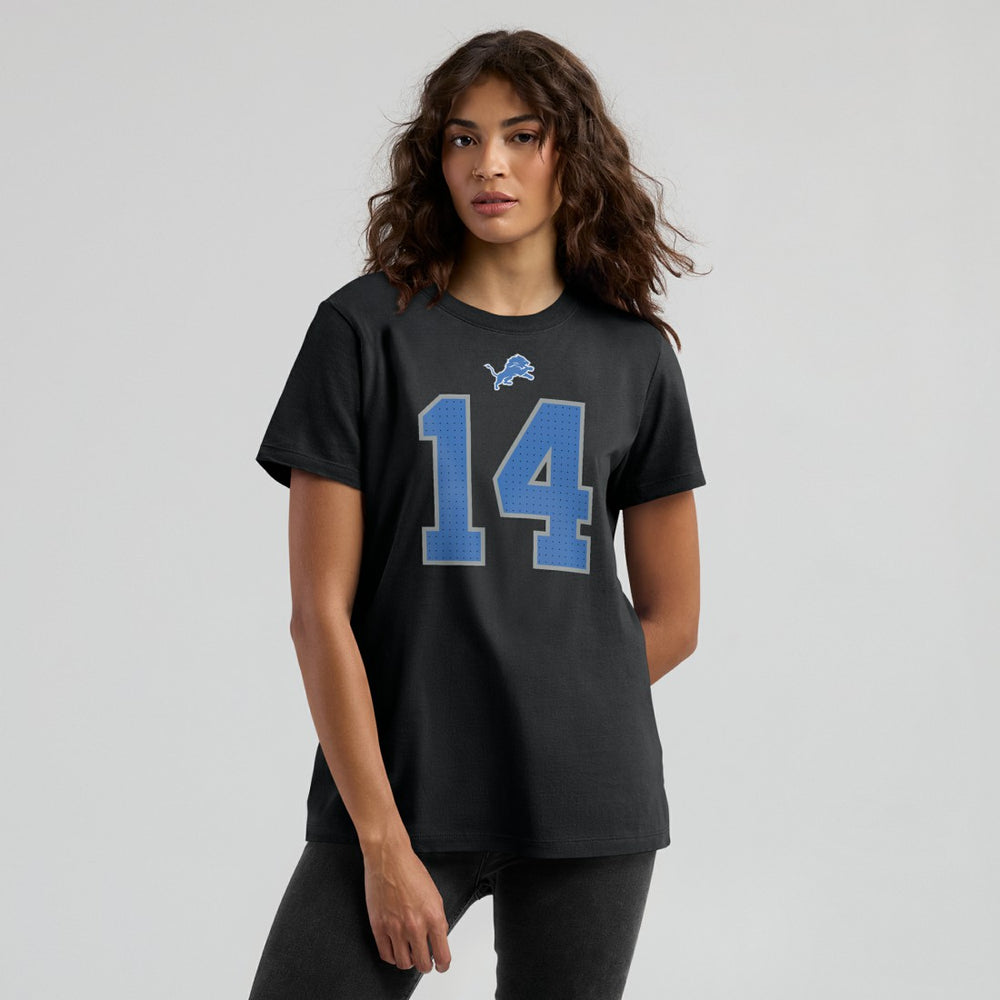 NFL Detroit Lions Amon-Ra St. Brown  Women's Player Name & Number T-Shirt