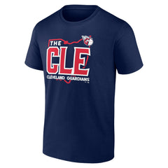 Cleveland Guardians The 216 T-Shirt - Navy