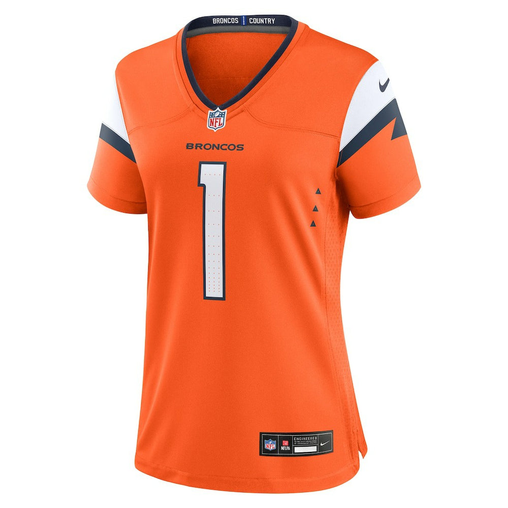NFL Denver Broncos Women's #1 Mom Game Jersey