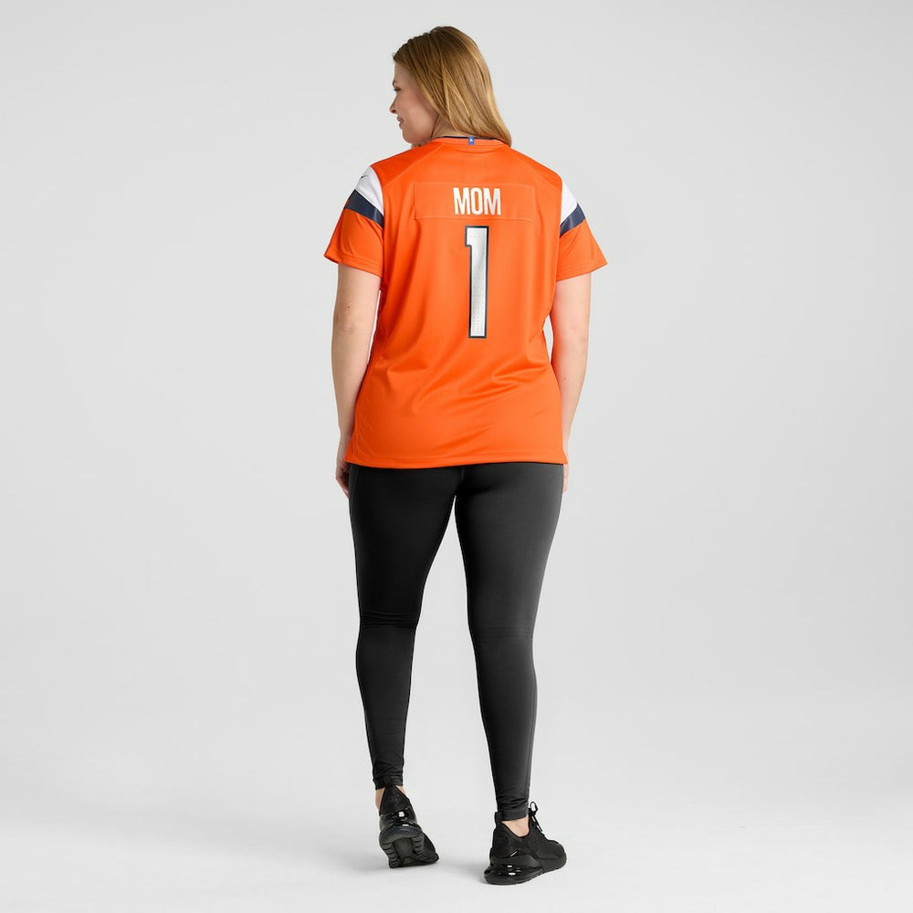 NFL Denver Broncos Women's #1 Mom Game Jersey