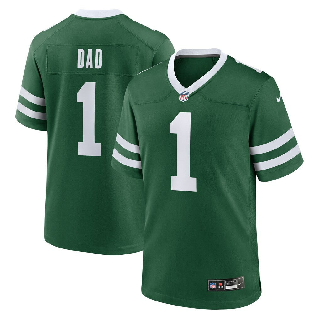 NFL New York Jets #1 Dad Game Jersey