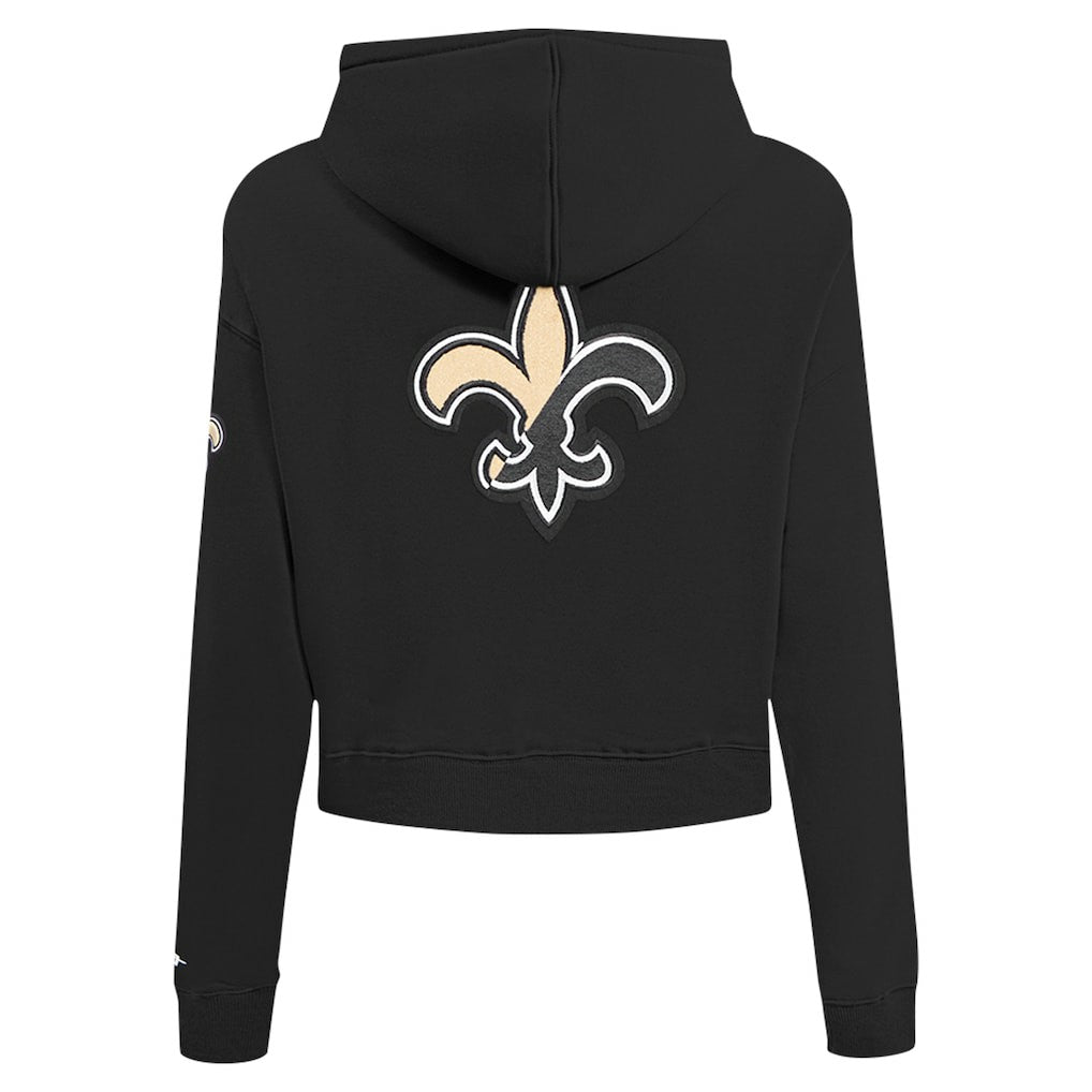 NFL New Orleans Saints Pro Standard Women's Split Logo Full-Zip Hoodie