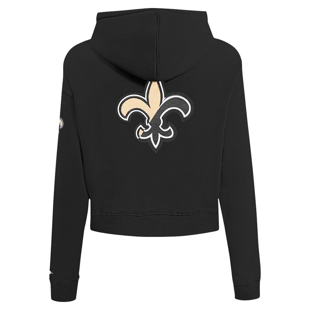 NFL New Orleans Saints Pro Standard Women's Split Logo Full-Zip Hoodie