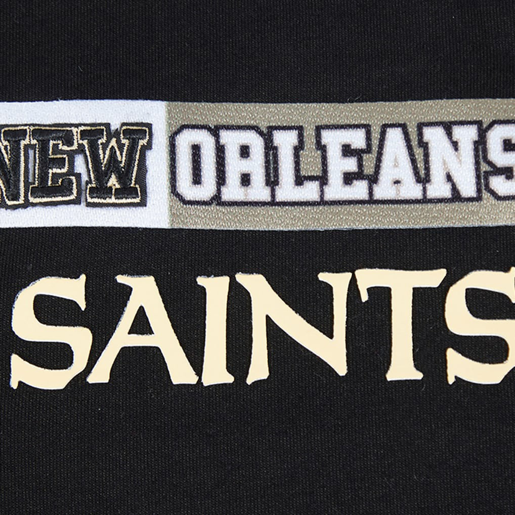 NFL New Orleans Saints Pro Standard Women's Split Logo Full-Zip Hoodie