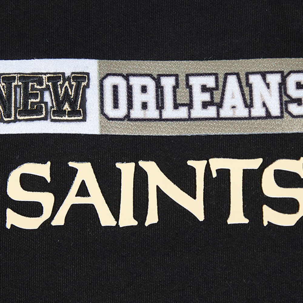 NFL New Orleans Saints Pro Standard Women's Split Logo Full-Zip Hoodie