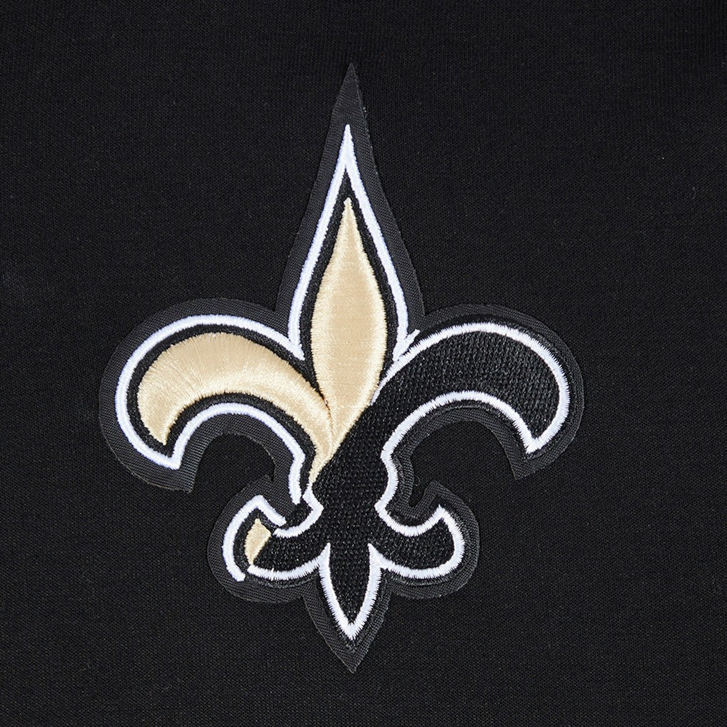 NFL New Orleans Saints Pro Standard Women's Split Logo Full-Zip Hoodie