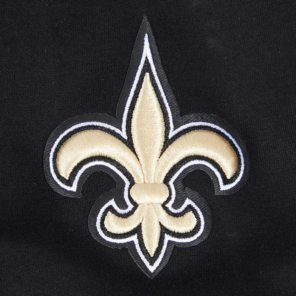 NFL New Orleans Saints Pro Standard Women's Split Logo Full-Zip Hoodie