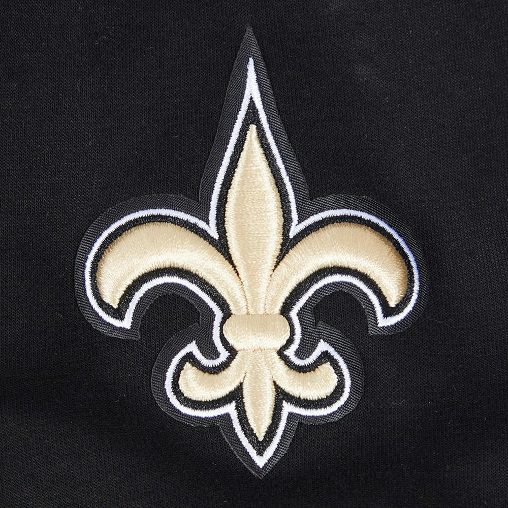 NFL New Orleans Saints Pro Standard Women's Split Logo Full-Zip Hoodie