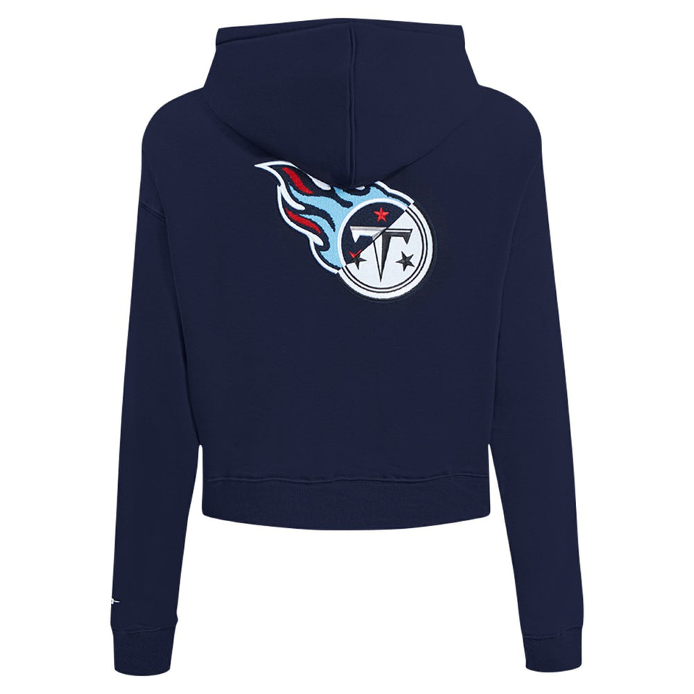 NFL Tennessee Titans Pro Standard Women's Split Logo Full-Zip Hoodie