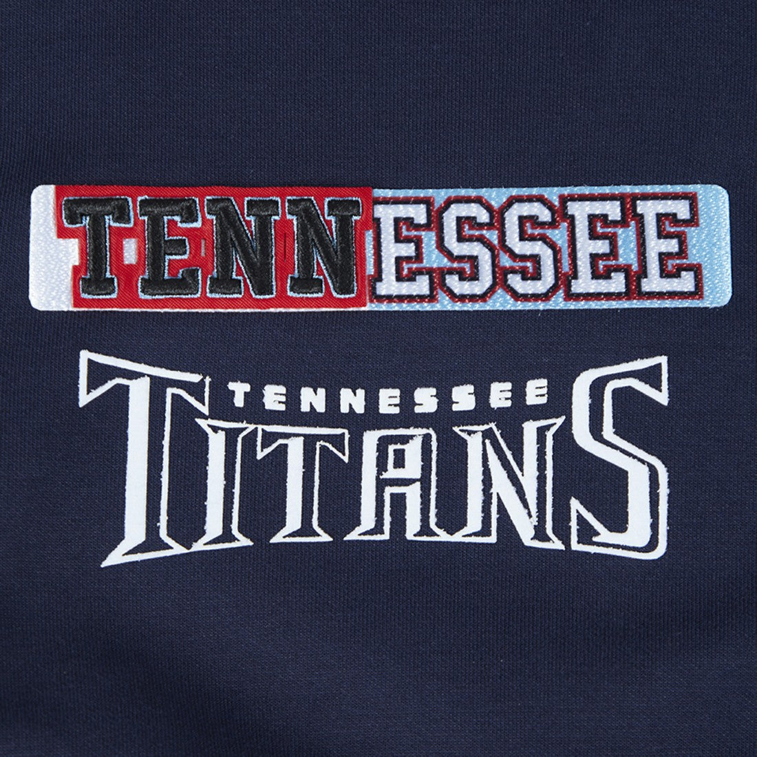 NFL Tennessee Titans Pro Standard Women's Split Logo Full-Zip Hoodie