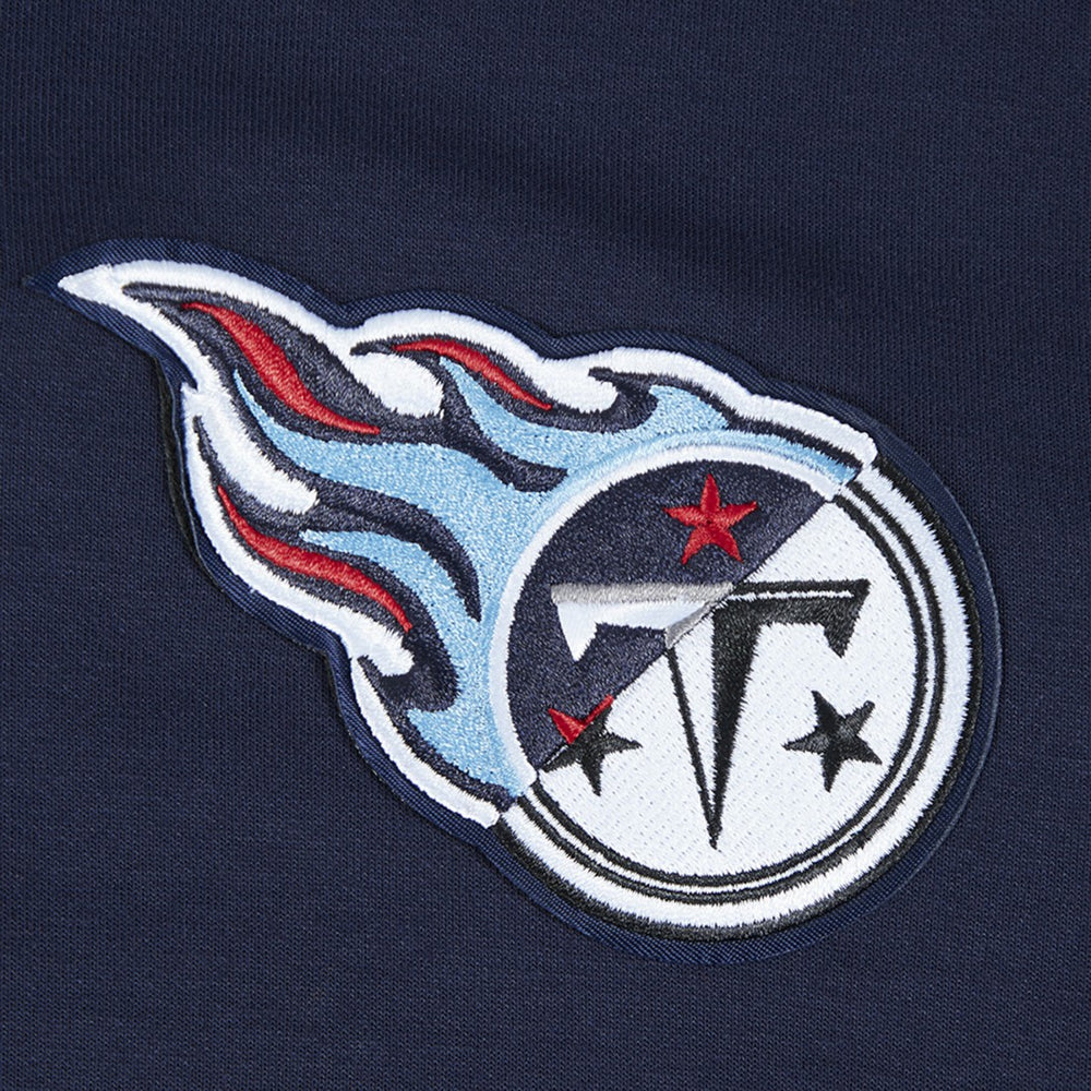NFL Tennessee Titans Pro Standard Women's Split Logo Full-Zip Hoodie