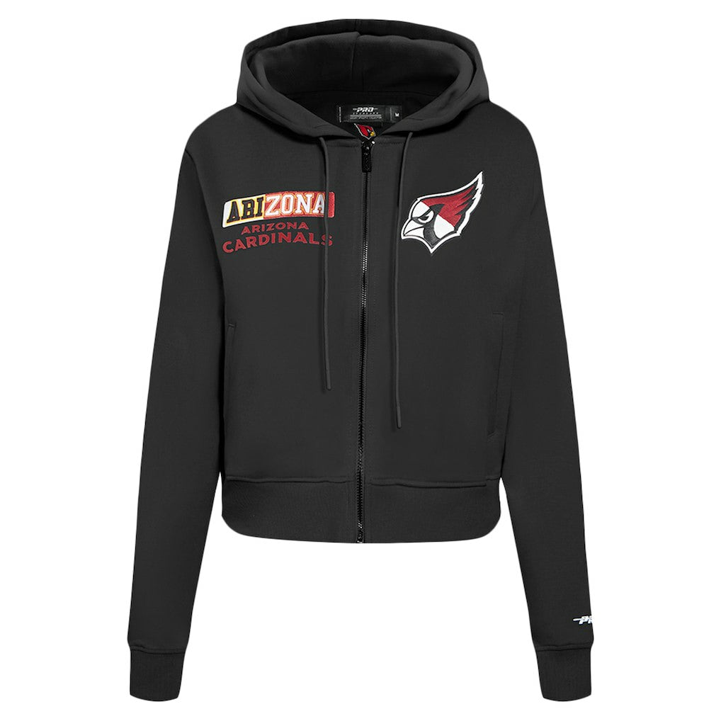 NFL Arizona Cardinals Pro Standard Women's Split Logo Full-Zip Hoodie
