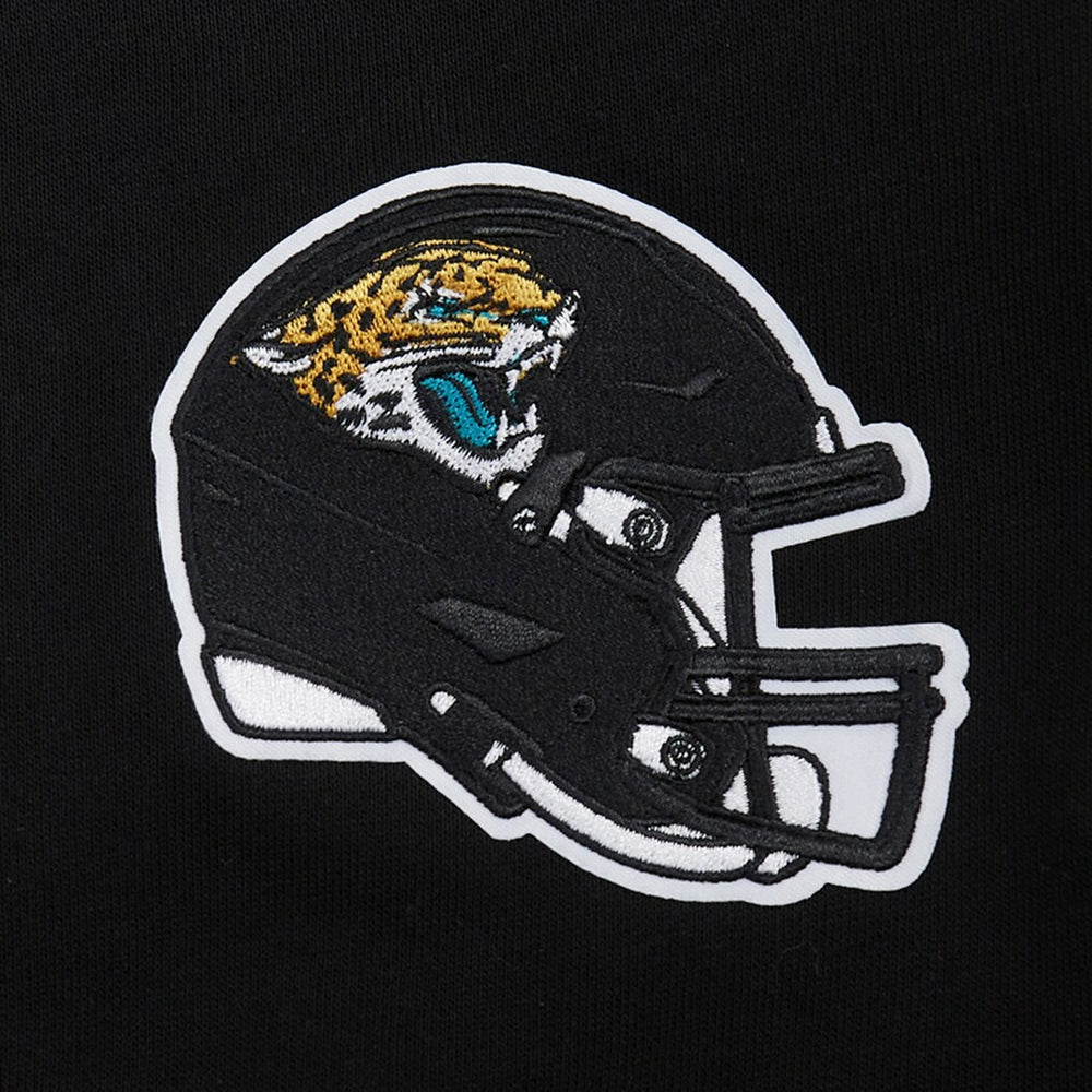 NFL Jacksonville Jaguars Pro Standard Women's Jeweled Cropped Pullover Hoodie