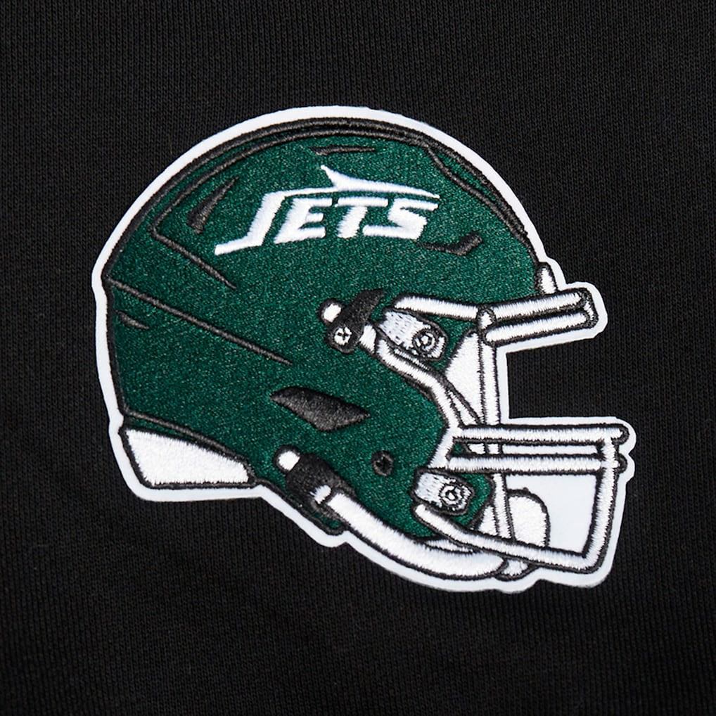 NFL New York Jets Pro Standard Women's Jeweled Cropped Pullover Hoodie