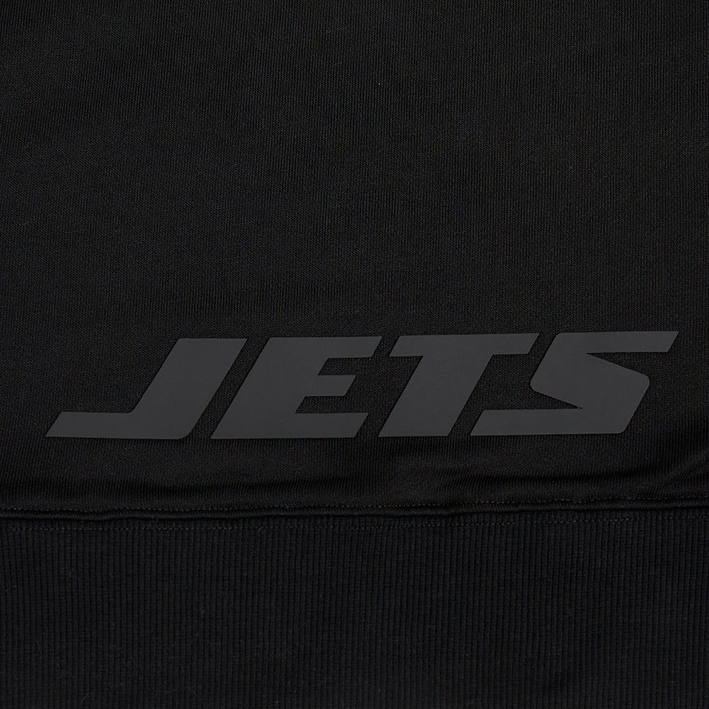 NFL New York Jets Pro Standard Women's Jeweled Cropped Pullover Hoodie