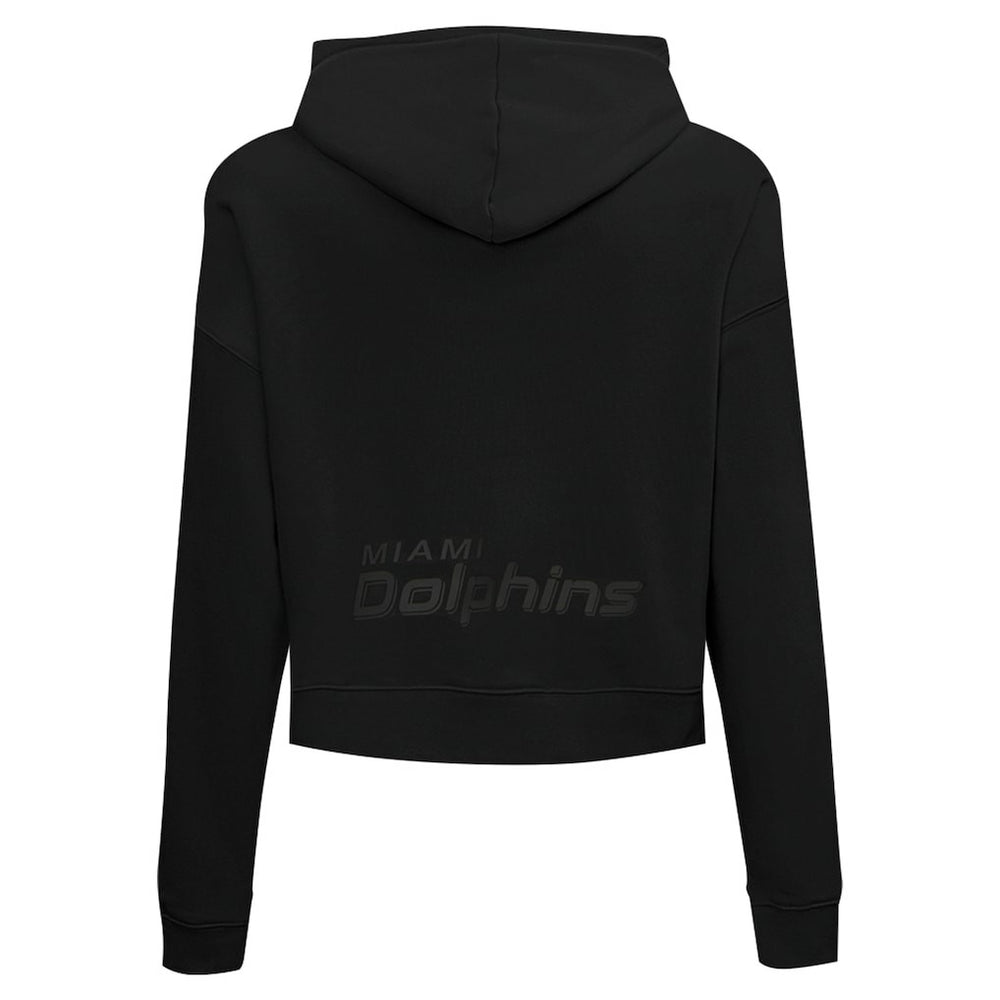 NFL Miami Dolphins Pro Standard Women's Jeweled Cropped Pullover Hoodie