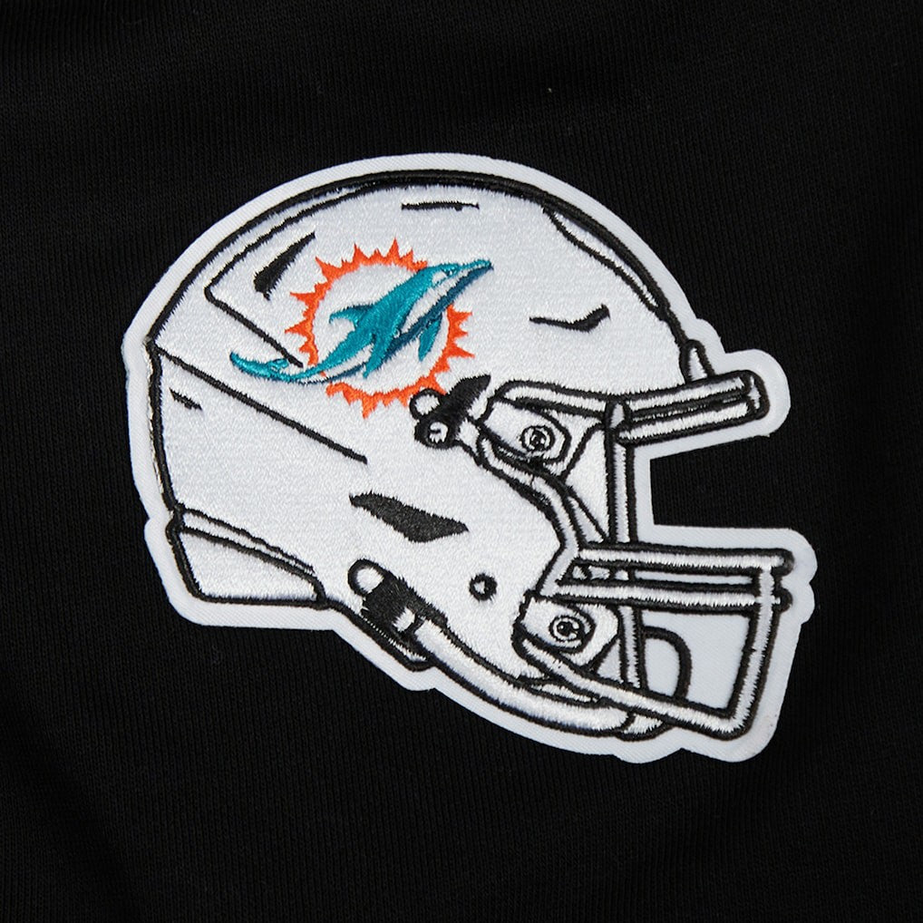 NFL Miami Dolphins Pro Standard Women's Jeweled Cropped Pullover Hoodie