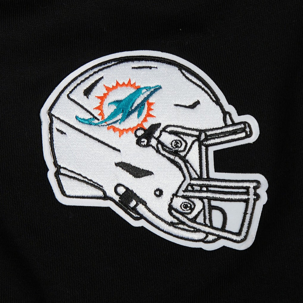 NFL Miami Dolphins Pro Standard Women's Jeweled Cropped Pullover Hoodie
