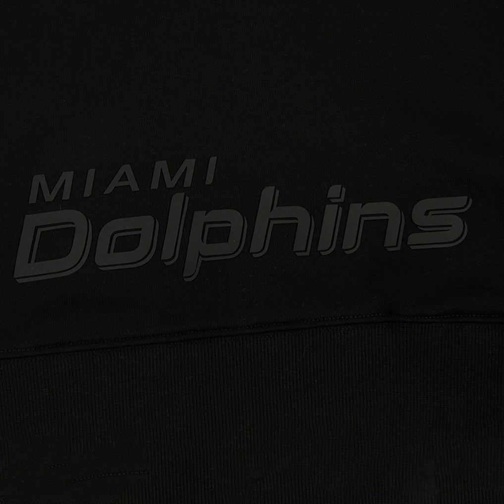 NFL Miami Dolphins Pro Standard Women's Jeweled Cropped Pullover Hoodie