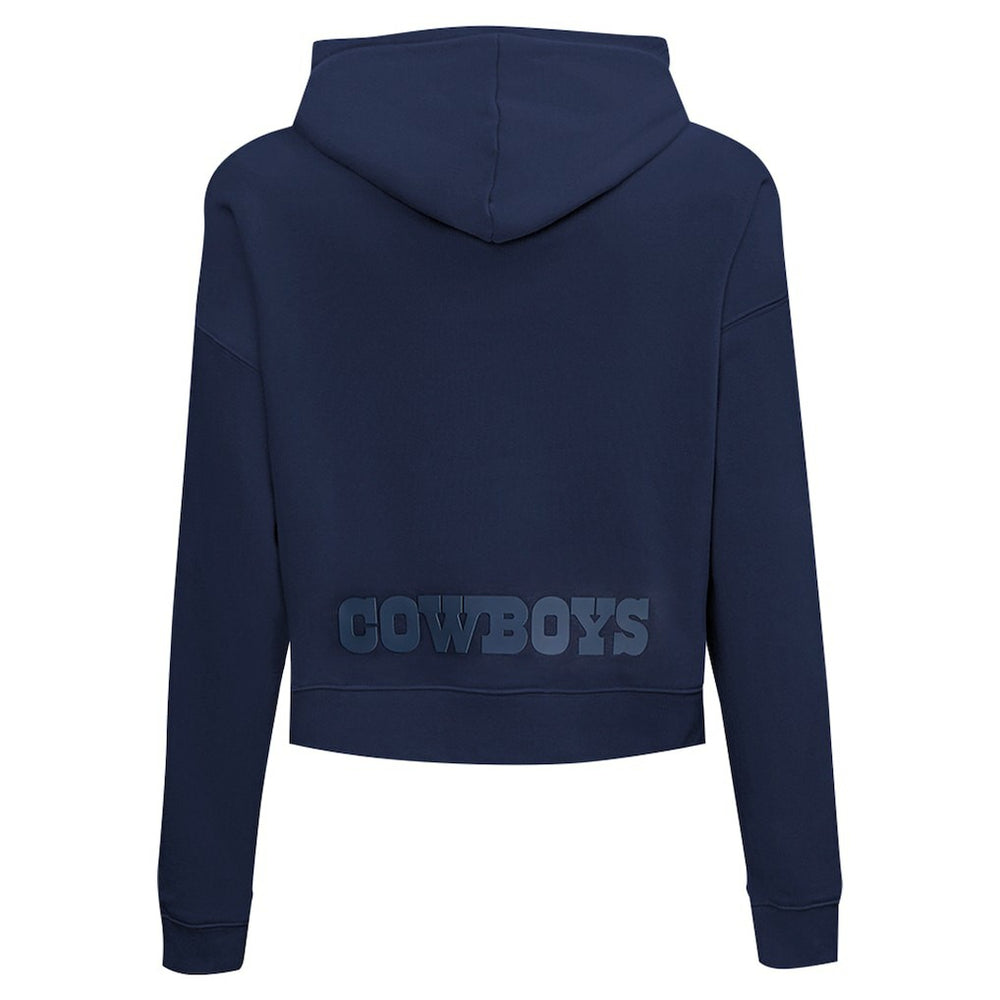 NFL Dallas Cowboys Pro Standard Women's Jeweled Cropped Pullover Hoodie