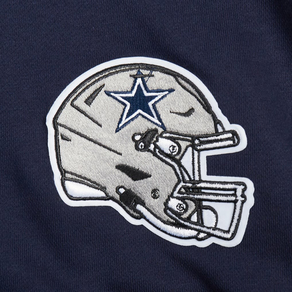NFL Dallas Cowboys Pro Standard Women's Jeweled Cropped Pullover Hoodie
