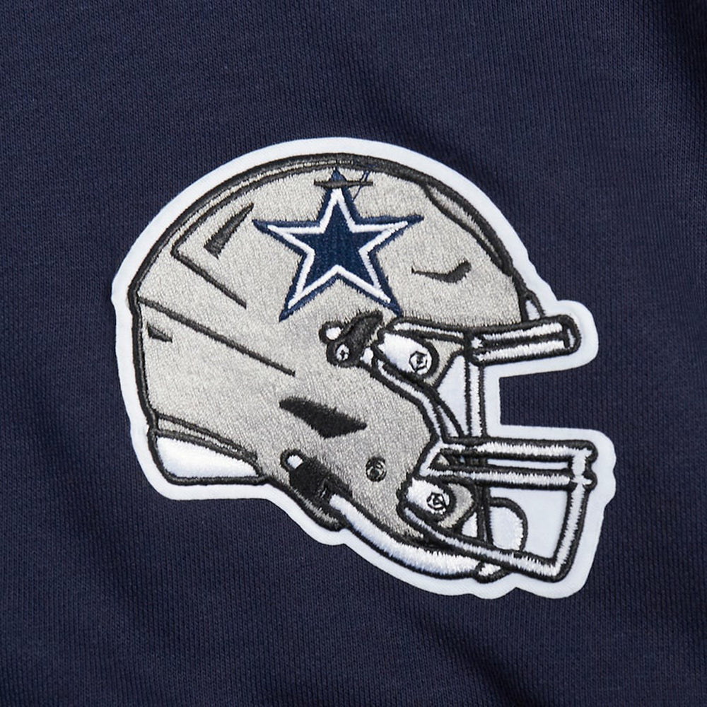 NFL Dallas Cowboys Pro Standard Women's Jeweled Cropped Pullover Hoodie