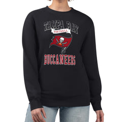 NFL Tampa Bay Buccaneers G-III 4Her by Carl Banks Women's Team Logo Graphic Tri-Blend Pullover Sweatshirt