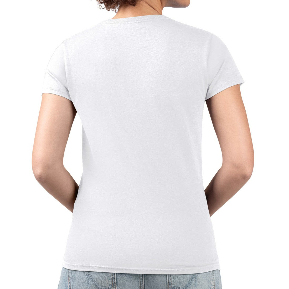 NFL Detroit Lions G-III 4Her by Carl Banks Women's Super-Slim Fit Lightweight Team Logo Graphic V-Neck T-Shirt