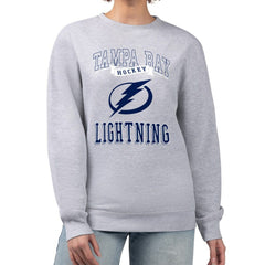 Tampa Bay Lightning G-III 4Her by Carl Banks Women's Team Logo Tri-Blend Fleece Pullover Sweatshirt