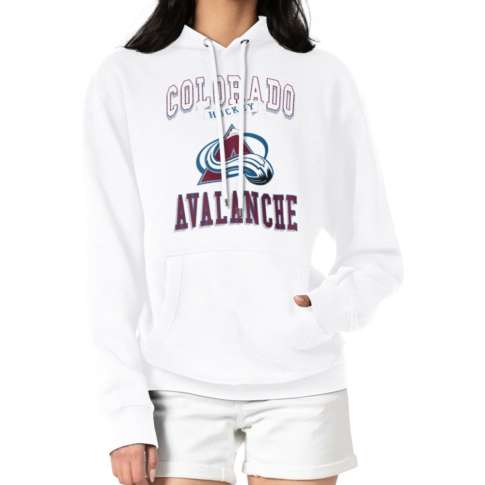 Colorado Avalanche G-III 4Her by Carl Banks Women's Team Logo Tri-Blend Fleece Pullover Hoodie
