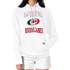 Carolina Hurricanes G-III 4Her by Carl Banks Women's Team Logo Tri-Blend Fleece Pullover Hoodie