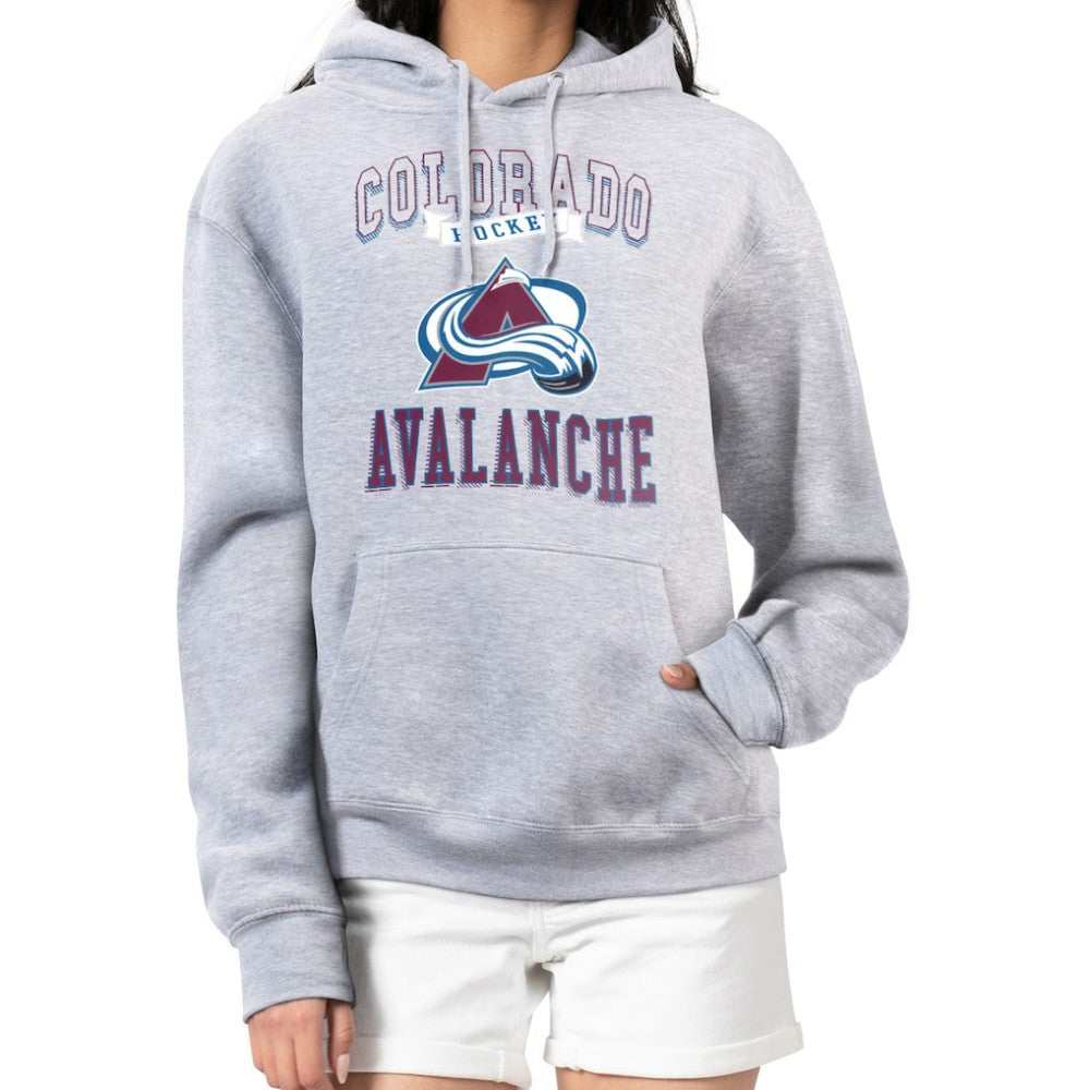 Colorado Avalanche G-III 4Her by Carl Banks Women's Team Logo Tri-Blend Fleece Pullover Hoodie