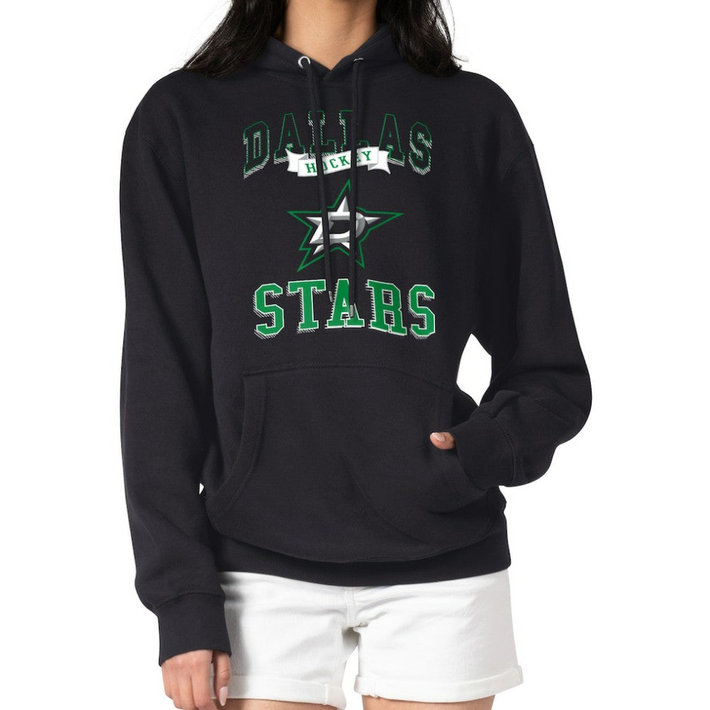 Dallas Stars G-III 4Her by Carl Banks Women's Team Logo Tri-Blend Fleece Pullover Hoodie
