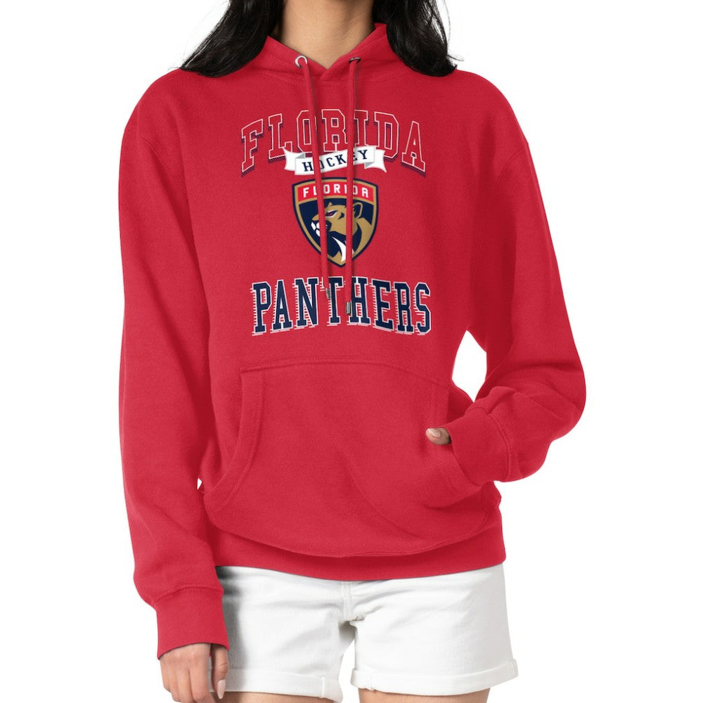 Florida Panthers G-III 4Her by Carl Banks Women's Team Logo Tri-Blend Fleece Pullover Hoodie